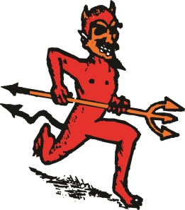running-cartoon-devil
